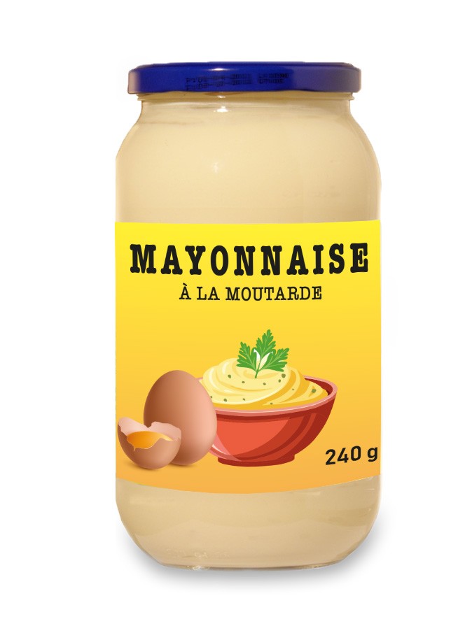 MAYONNAISE  A LA MOUTARDE